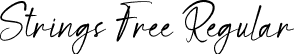 Strings Free Regular font - StringsFree.otf