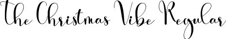 The Christmas Vibe Regular font - The Christmas Vibe - Demo.ttf