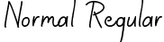 Normal Regular font - Priscillia Demo Regular.ttf