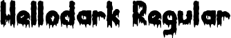 Hellodark Regular font - HellodarkFree.ttf