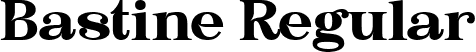 Bastine Regular font - Bastine.ttf