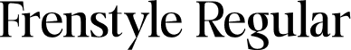 Frenstyle Regular font - Frenstyle.otf