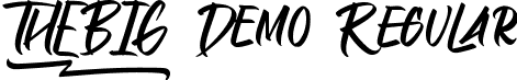 Thebig Demo Regular font - ThebigDemoRegular.ttf