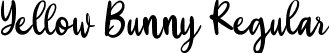 Yellow Bunny Regular font - YellowBunny.ttf