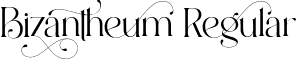 Bizantheum Regular font - Bizantheum.otf