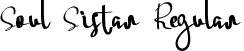 Soul Sistar Regular font - Soul Sistar Reguler.otf