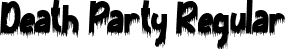 Death Party Regular font - Death Party otf.otf