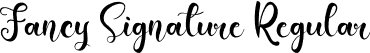 Fancy Signature Regular font - Fancy Signature.otf