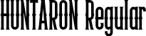 HUNTARON Regular font - Huntaron.otf