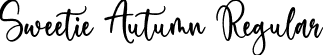 Sweetie Autumn Regular font - Sweetie Autumn.otf