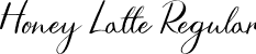 Honey Latte Regular font - HoneyLatte.otf