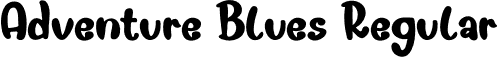 Adventure Blues Regular font - AdventureBlues.otf