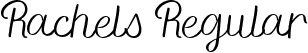 Rachels Regular font - Rachels.ttf