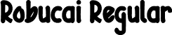 Robucai Regular font - Robucai.otf