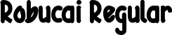 Robucai Regular font - Robucai.ttf