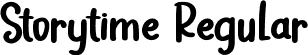 Storytime Regular font - Storytime.ttf