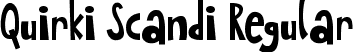 Quirki Scandi Regular font - QuirkiScandi.ttf