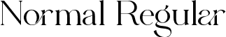 Normal Regular font - Abygaer.ttf