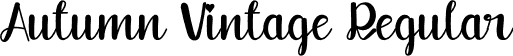 Autumn Vintage Regular font - AutumnVintage.otf