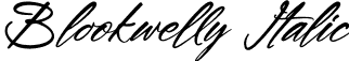 Blookwelly Italic font - Blookwelly-Italic.otf