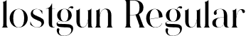 lostgun Regular font - lostgun-regular.otf