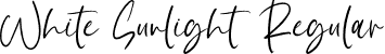 White Sunlight Regular font - White Sunlight demo.otf