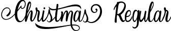 Christmas Regular font - Christmas.otf