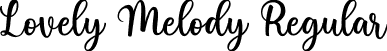 Lovely Melody Regular font - LovelyMelody.ttf