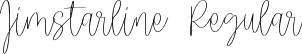 Jimstarline Regular font - Jimstarline Regular.ttf