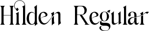 Hilden Regular font - hilden.otf