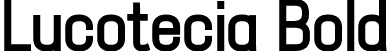 Lucotecia Bold font - Lucotecia Bold.otf