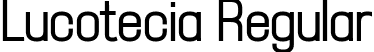 Lucotecia Regular font - Lucotecia.otf