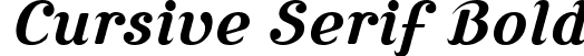 Cursive Serif Bold font - CursiveSerif-Bold.ttf