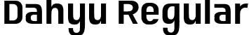 Dahyu Regular font - DahyuPersonalUse-Regular.otf