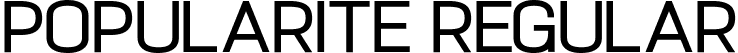 Popularite Regular font - Popularite.ttf