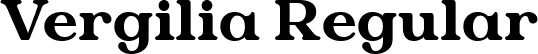 Vergilia Regular font - Vergilia.ttf