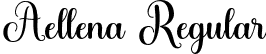 Aellena Regular font - Aellena.otf