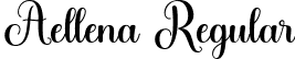 Aellena Regular font - Aellena.ttf