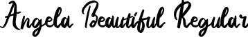 Angela Beautiful Regular font - Angela Beautiful.ttf