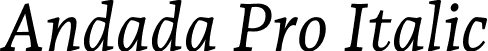 Andada Pro Italic font - AndadaPro-Italic-VariableFont_wght.ttf