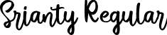 Srianty Regular font - Srianty.otf