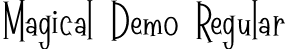 Magical Demo Regular font - Magical Demo.otf