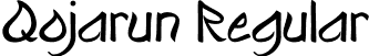 Qojarun Regular font - QojarunPersonaluse.otf