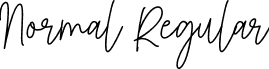 Normal Regular font - Bettina Signature Regular.otf