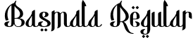 Basmala Regular font - Basmala.ttf