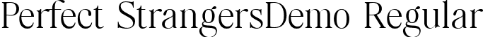 Perfect StrangersDemo Regular font - PerfectStrangers_DEMO.ttf