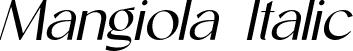 Mangiola Italic font - Mangiola-Italic.otf