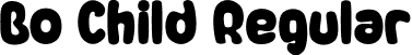 Bo Child Regular font - Bo Child.otf