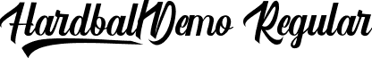 Hardball Demo Regular font - HardballDemoRegular.ttf