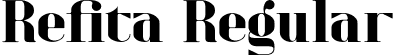 Refita Regular font - Refita.ttf